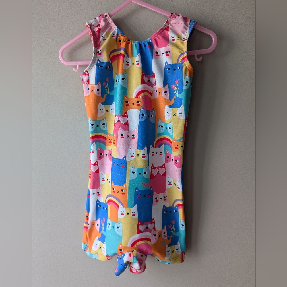 Destira Cat Leotard For Toddler Girl Gymnastics - XXS